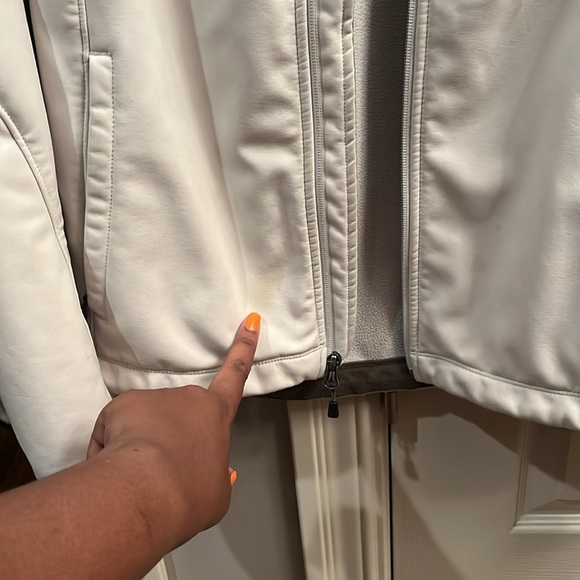 The north face apex bionic womens cream zip up jacket Medium - Picture 10 of 13